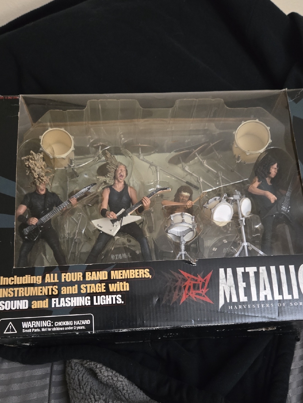 Metallica Band Figure Set with Drums and Guitars - Harvesters Of Sorrow Set